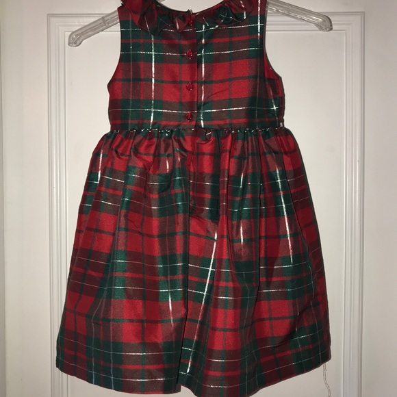Laura Ashley Dresses Girls Laura Ashley Plaid Holiday Dress Sz 5